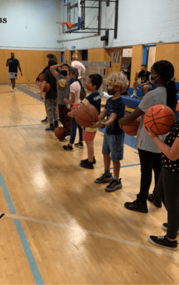 Kids with Basketball